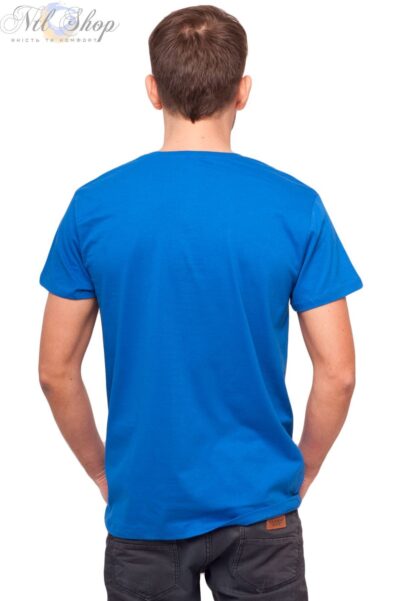 Футболка чоловіча 11-1312 синій 2XL
