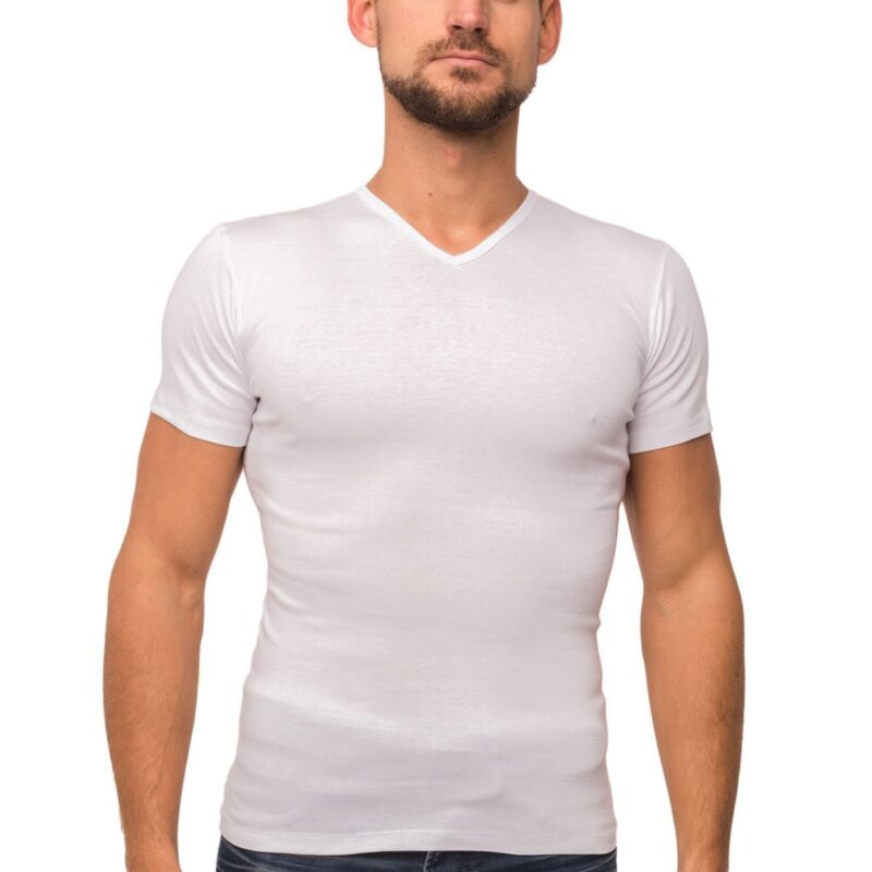 Футболка чоловіча 21-1303 білий 3XL