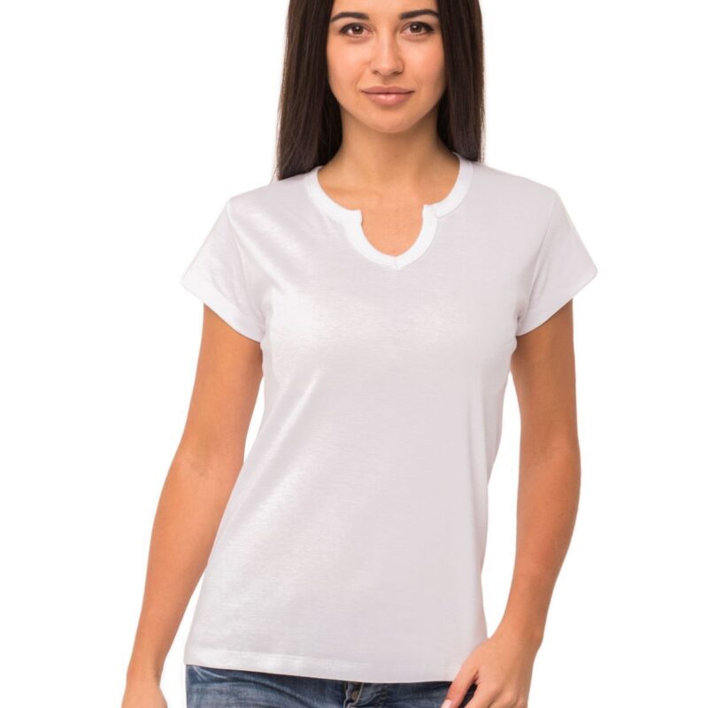 Футболка жіноча 21-2383 білий 6-XXL