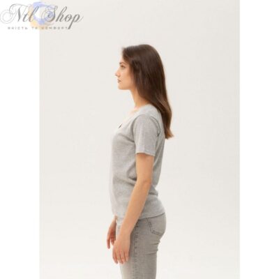 Футболка жіноча 21-2369 сірий 5-XL