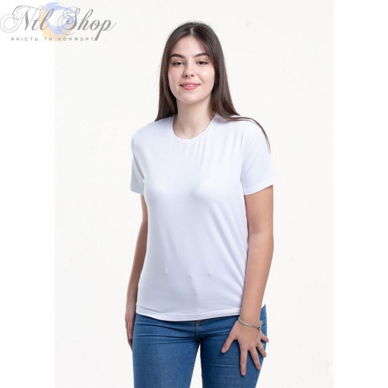 футболка жіноча 41-2357 білий 5-XL