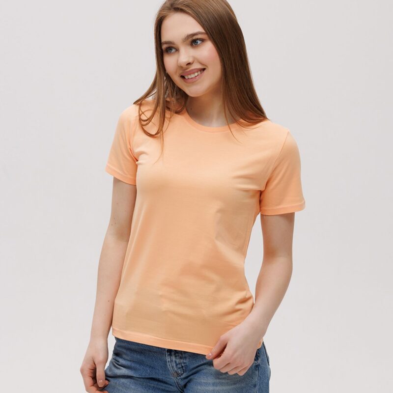 футболка жіноча 41-2357 персиковий 5-XL