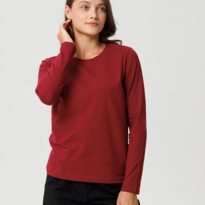 футболка жіноча 41-2358 бордовий 6-XXL