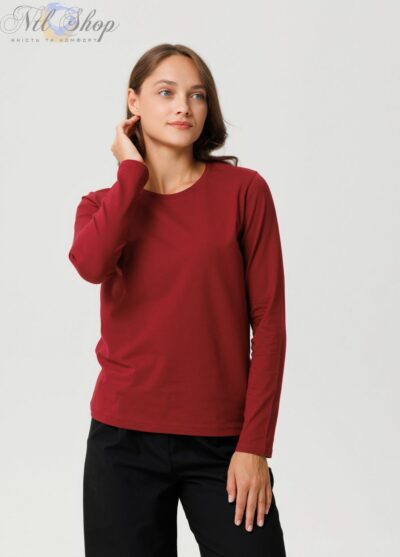 футболка жіноча 41-2358 бордовий 6-XXL
