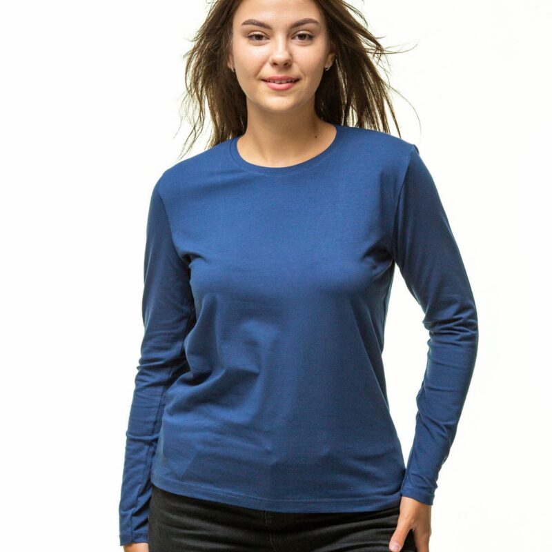 футболка жіноча 41-2358 темно-синій 6-XXL