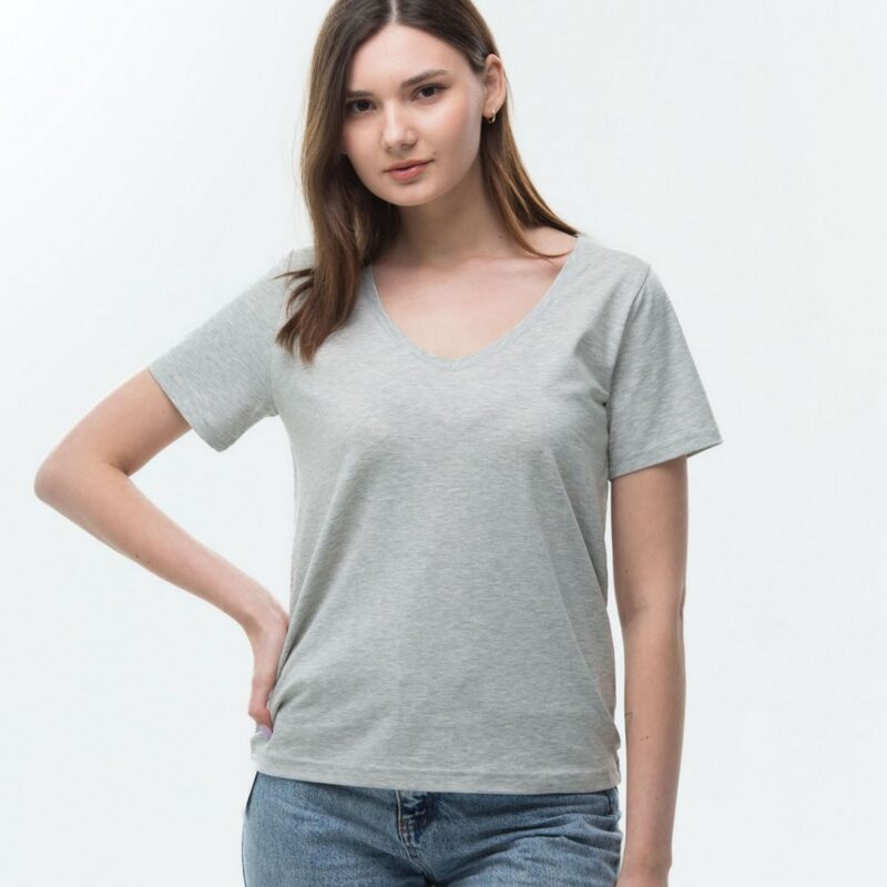 Футболка жіноча 41-2359 сірий 5-XL