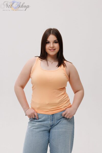 Майка жіноча 41-2132 персиковий 5-XL
