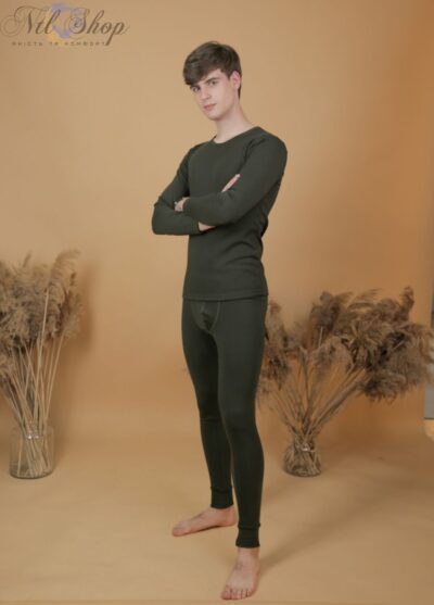 Термобілизна чоловіча, комплект 98-1608 хакі XL