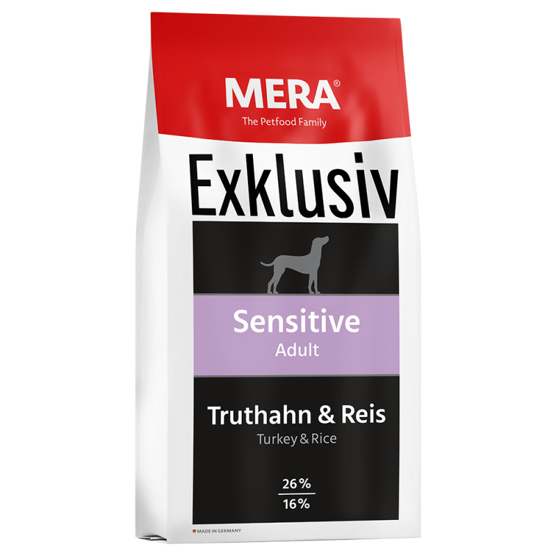 MERA EXCLUSIV Sensitive Adult з індичкою та рисом, 15кг