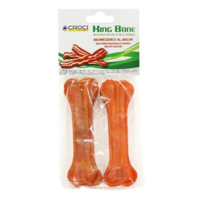 Кістка King Bone Bacon для собак, 15см, 2шт