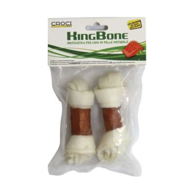 Жувальна кістка King Bone Salmon з лососем, 11см
