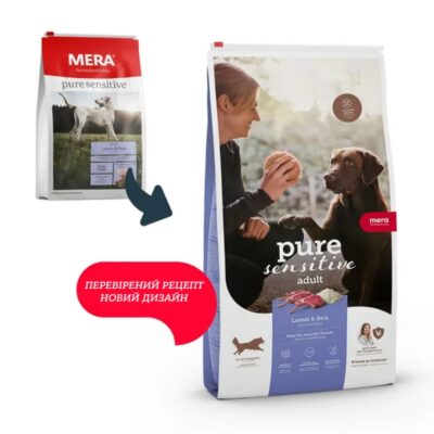 MERA ps Lamm&Reis корм для дорослих собак 1кг 2