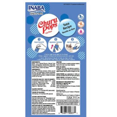 Ласощі INABA "Churu Pops" для котів з тунцем 415 г 3