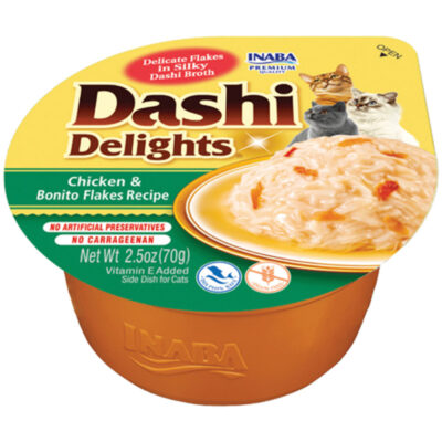 Ласощі INABA "DASHI Delights", курка з боніто, 70 г