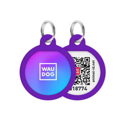 Адресник для собак і котів WAUDOG з QR паспортом