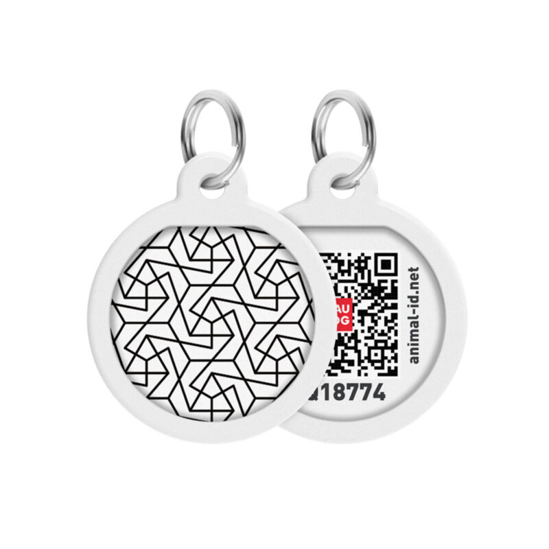 Металічний адресник для собак та котів WAUDOG Smart ID