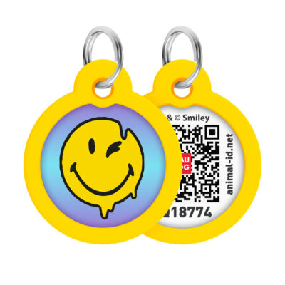 Металевий адресник для собак WAUDOG Smart ID з QR паспортом
