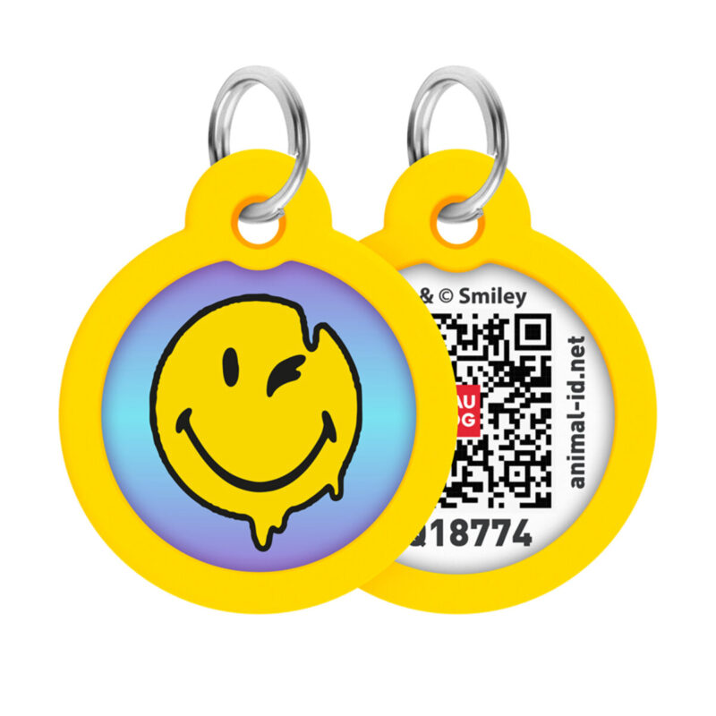 Металевий адресник для собак WAUDOG Smart ID з QR паспортом