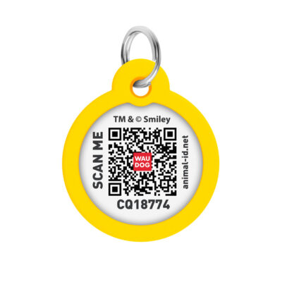 Металевий адресник для собак WAUDOG Smart ID з QR паспортом 3
