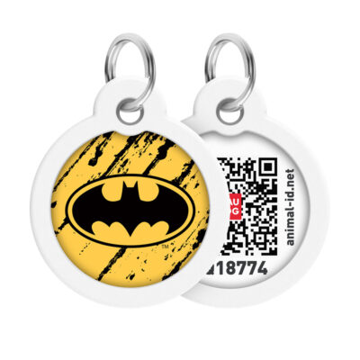 Адресник для собак WAUDOG Smart ID з QR паспортом "Бетмен"