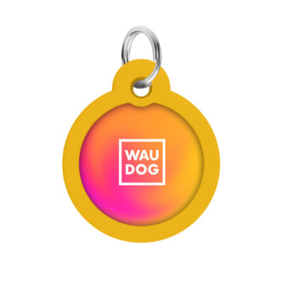 Металевий адресник для собак і котів WAUDOG з QR паспортом 2