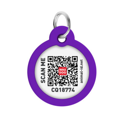 Металевий адресник для собак і котів WAUDOG Smart ID 3