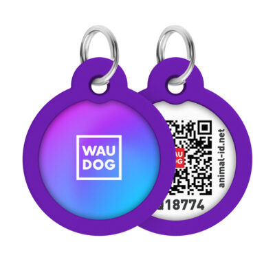 Металевий адресник для собак і котів WAUDOG Smart ID