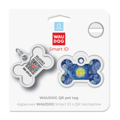 Адресник для собак і котів WAUDOG Smart ID з QR паспортом 5