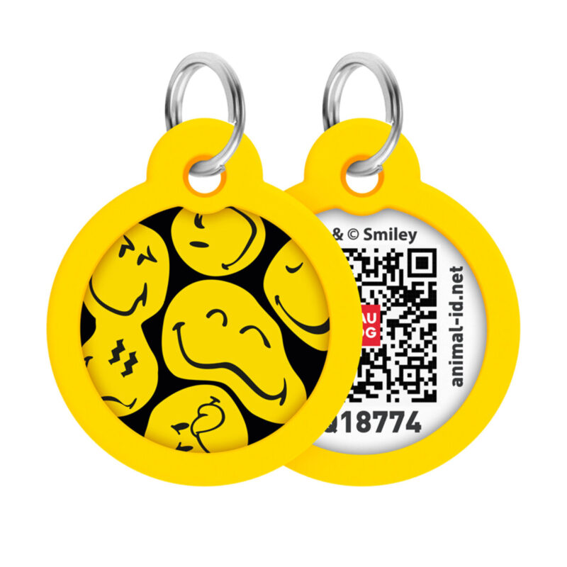 Металевий адресник для собак WAUDOG Smart ID з QR паспортом