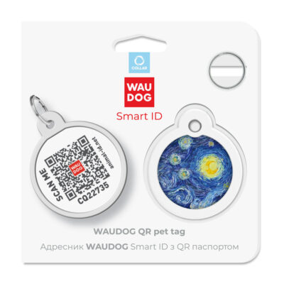 Адресник для собак і котів WAUDOG Smart ID з QR паспортом 5