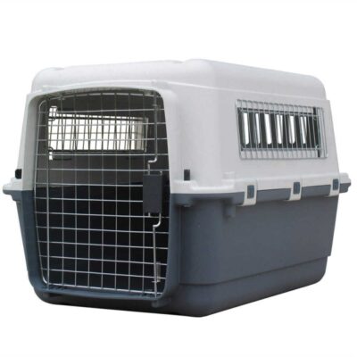 Переноска для собак та котів CROCI Vagabond 5, пластикова, сірий, 81x56x59 см, до 20 кг 3