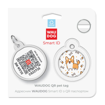 Металевий адресник WAUDOG Smart ID для собак і котів 5