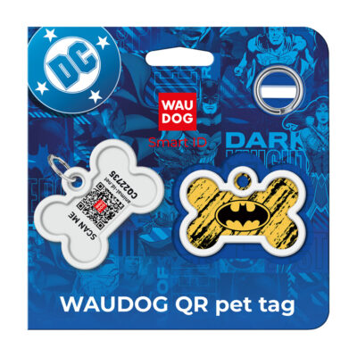 Адресник для собак WAUDOG Smart ID з QR паспортом Бетмен 5
