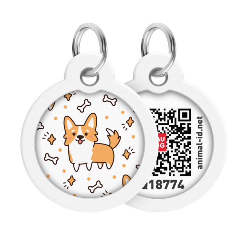 Металевий адресник WAUDOG Smart ID для собак і котів