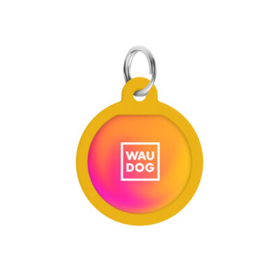 Металевий адресник для собак і котів WAUDOG з QR паспортом 2