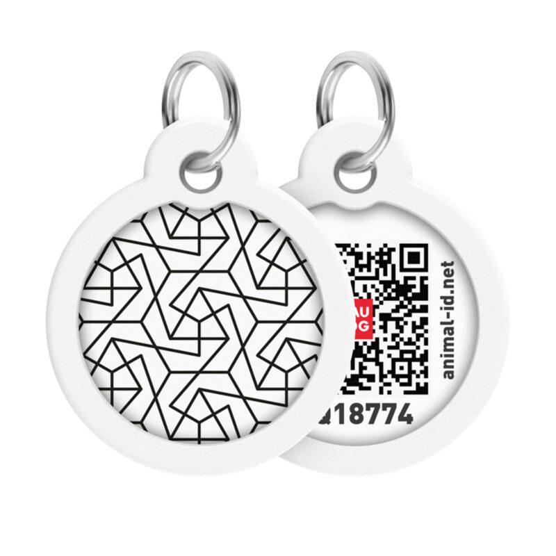 Металевий адресник для собак і котів WAUDOG Smart ID