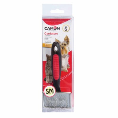 Пуходерка CAMON зі штифтами зі сталі, 6x4.5 см, для собак і кішок 851