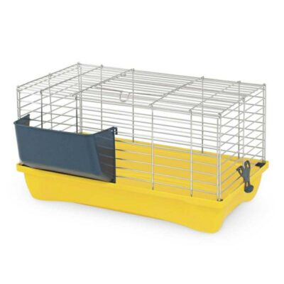 Клітка для кроля FELIX 60, 58x32x31см, метал, сірий/червоний піддон 185.47