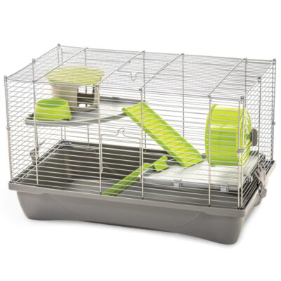 Клітка для хом'яка MPS HAMSTER 11, 58x32x38 см, метал, пластик, колір випадковий 172.00.21