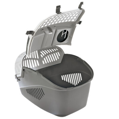 Переноска MPS AVIOR GREY з двома отворами, 39x57,5x40,5 см, до 15 кг _3