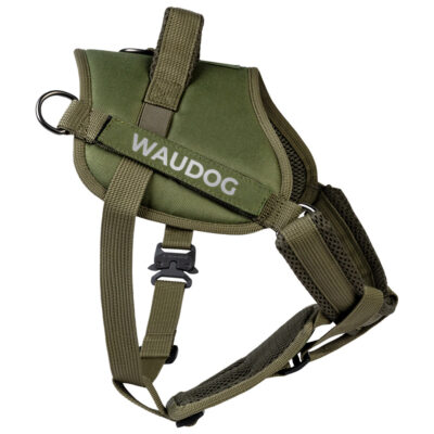 Шлея для службових собак WAUDOG PRO-2 світловідбивна, розмір S, обхват 44-60 см, хакі