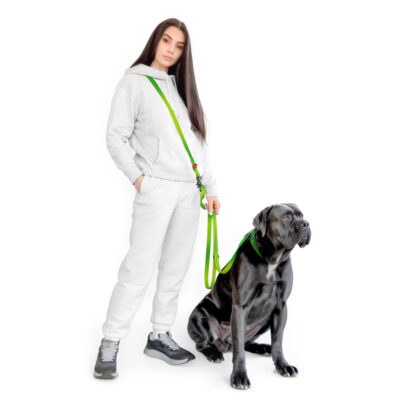 Повідець-перестібка для собак WAUDOG Nylon Mono, зносостійкий, світловідбивний, для собак, розміри 300 см × 20 мм 3