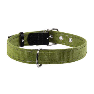 Нашийник для собак CoLLaR Брезент світловідбиваючий 35мм, 51-63см 2