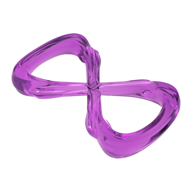 Іграшка для собак WAUDOG Fun Durable Вісімка, термопластична гума, 20 см, фіолетовий