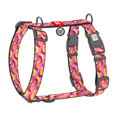 Анатомічна шлея WAUDOG Nylon з QR-паспортом, XL, 35 мм, 60-100 см, 70-100 см