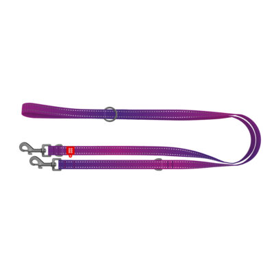 Повідець-перестібка WAUDOG Nylon Mono, світловідбивний, для собак, нейлон, 300 см, Ш 20 мм 5