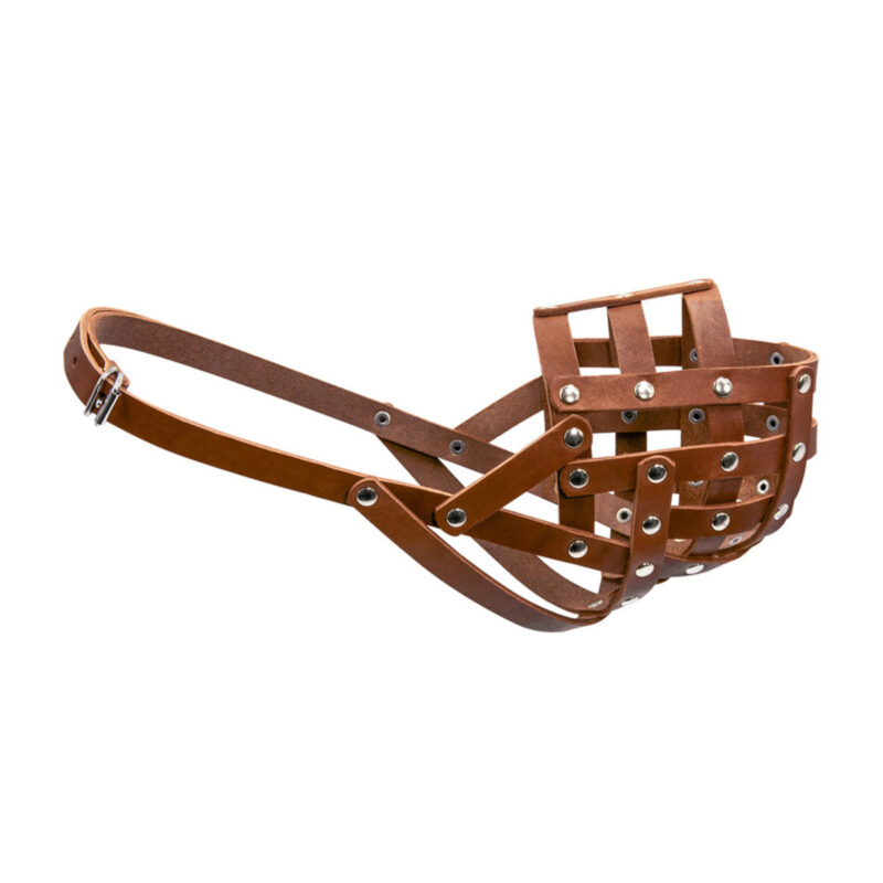 Намордник м'який CoLLaR №4 для ротвейлера, шкіра, 10 см Д×36 см