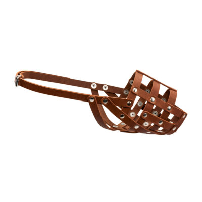 Намордник м'який CoLLaR №3 для ротвейлера та лабрадора, шкіра, 11 см (Д) × 34 см (Ш)