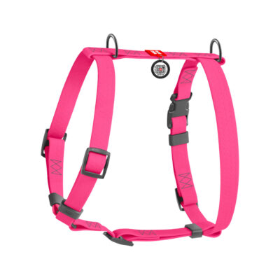 Шлея для собак WAUDOG Waterproof анатомічна Н-подібна, XL, ширина 40 мм, обхват 60-98 см, рожевий 4
