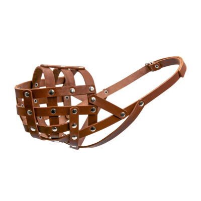 Намордник м'який CoLLaR №4 для ротвейлера, шкіра, 10 см Д×36 см 2
